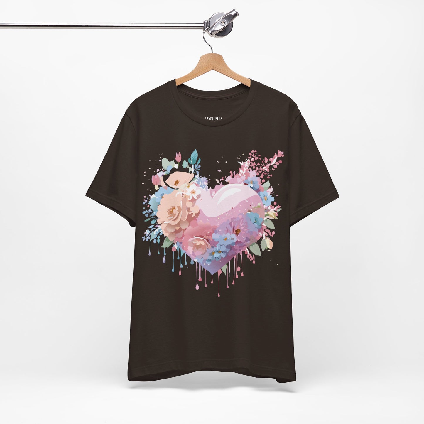 T-Shirt aus natürlicher Baumwolle – Love Story Collection