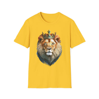 Lion Shirt Unisex Softstyle Tee Gildan 64000 100 Percent Ring Spun Cotton