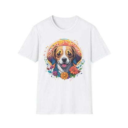 Dog Shirt Unisex Animal Tee Gildan 64000 Softstyle Ring Spun Cotton