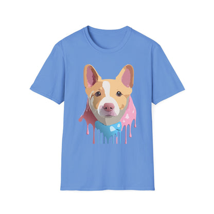 Dog Shirt Unisex Animal Print Tee Cotton T Shirt For Pet Lovers
