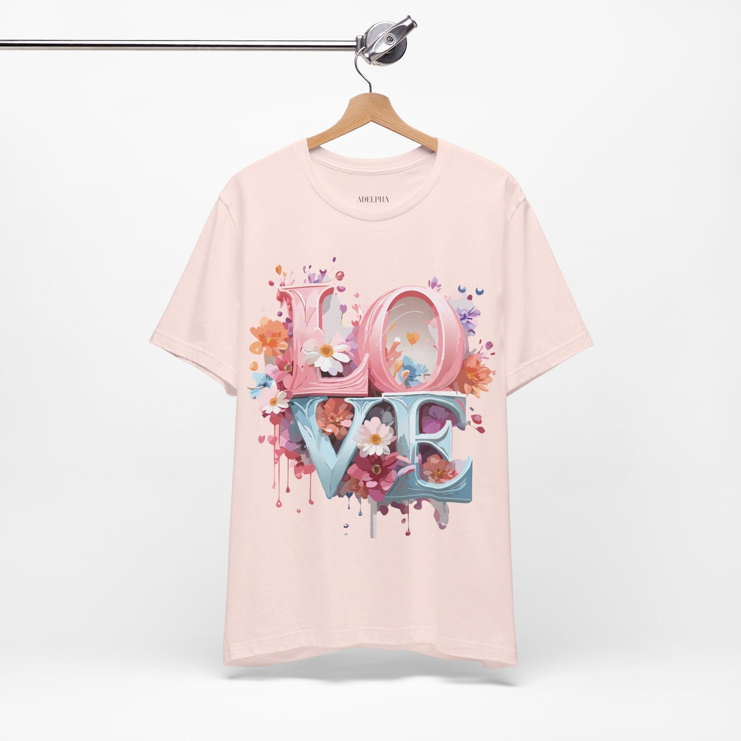 T-Shirt aus natürlicher Baumwolle – Love Story-Kollektion