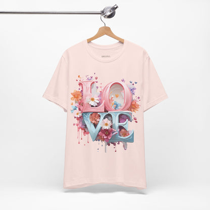 Natural Cotton Tee Shirt - Love story Collection Printify