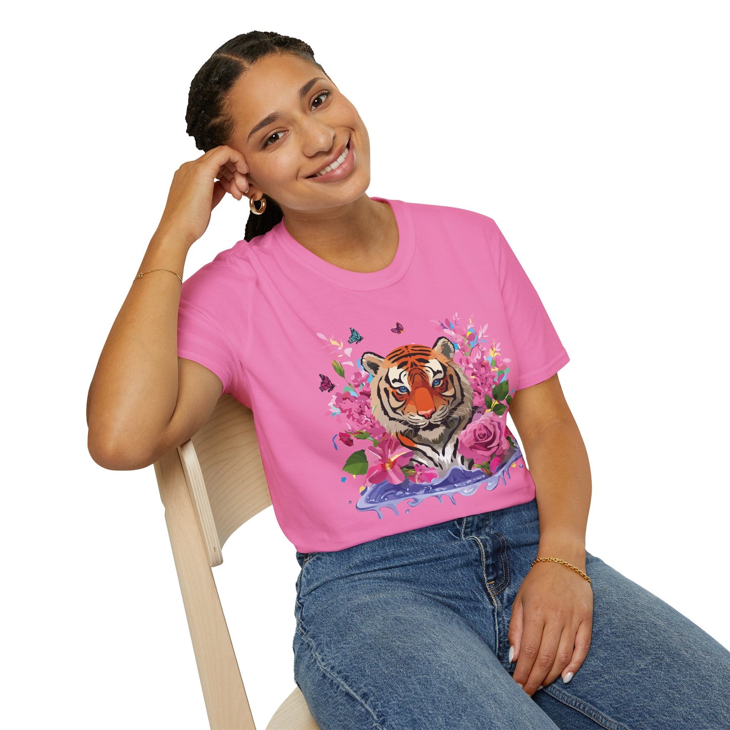 Tiger Shirt, Shirt with Tiger, Animal Tee, Shirt with Animals