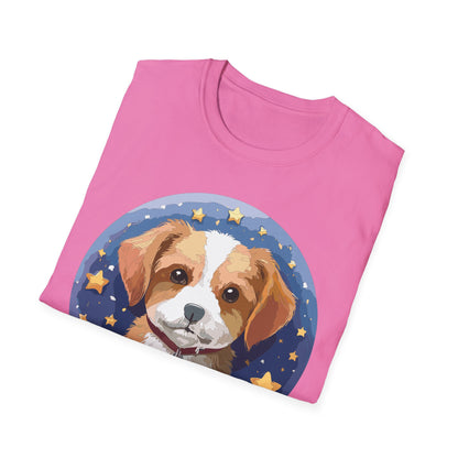 Unisex Dog Shirt Animal Print Tee Gildan Softstyle 64000 Cotton