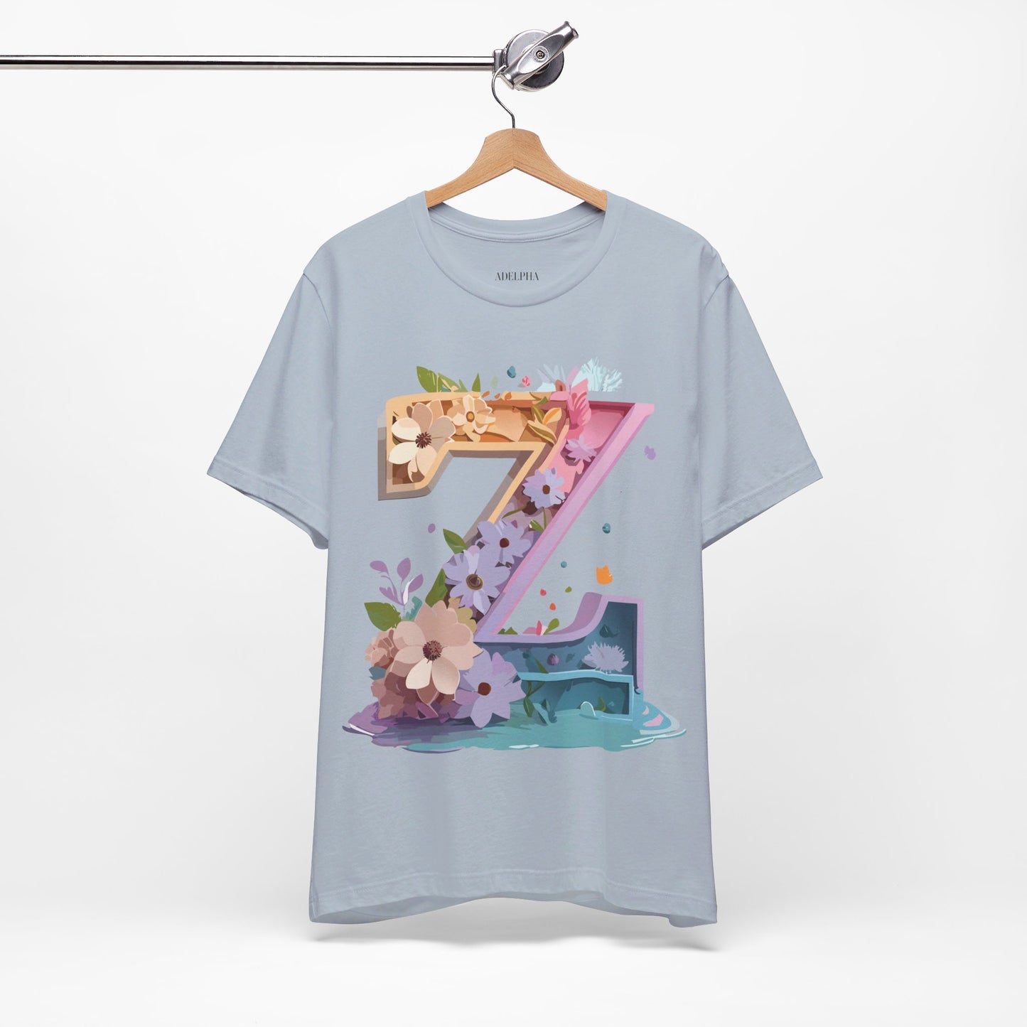 T-shirt en coton naturel - Collection Lettres - Z