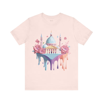Natural Cotton Tee Shirt - Beautiful Places Collection - Venice Printify