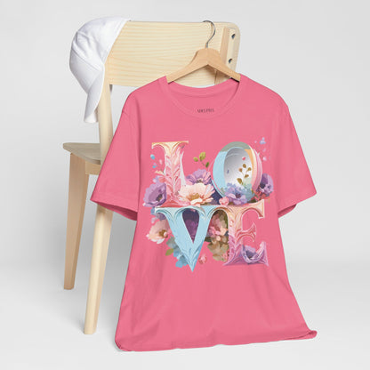 Natural Cotton Tee Shirt - Love story Collection Printify