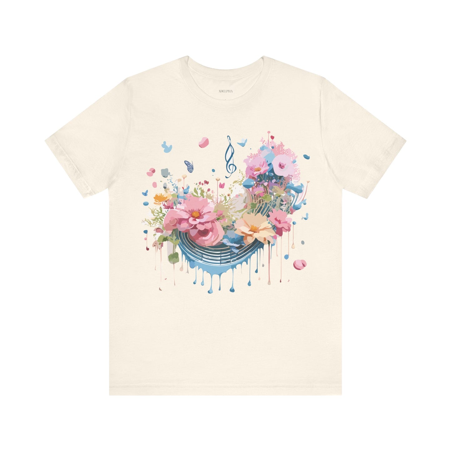 Natural Cotton Tee Shirt - Music collection