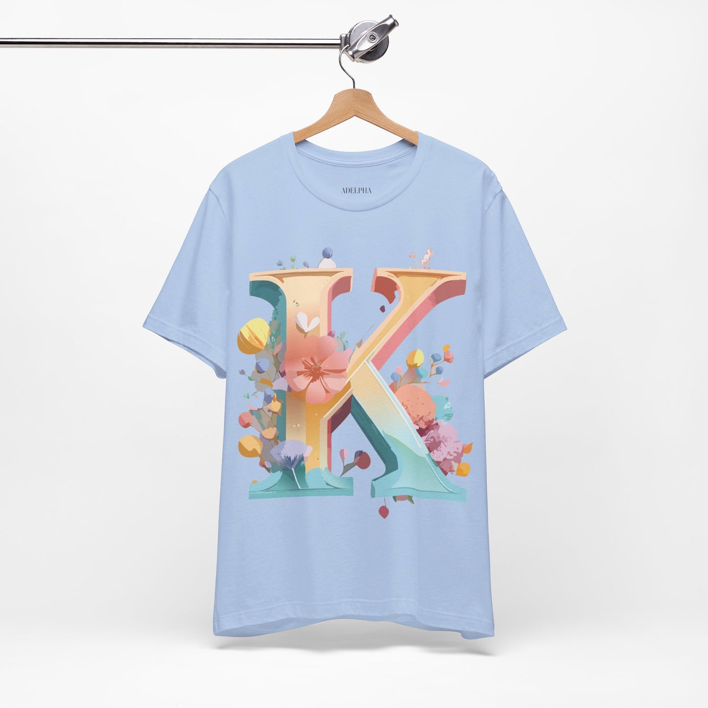 T-shirt en coton naturel - Collection Lettres - K