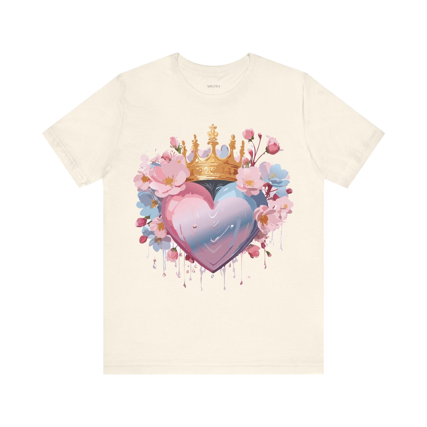 T-shirt en coton naturel - Collection Love story