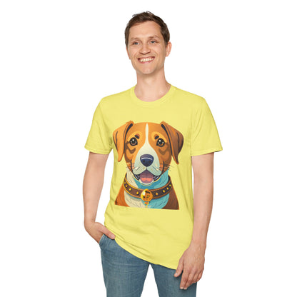 Dog Shirt Unisex Animal Tee Gildan Softstyle 64000 Cotton Tee
