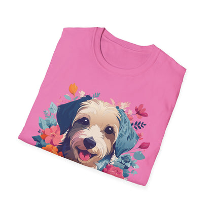 Dog Shirt Unisex Animal Tee Made From 100 Percent Ring Spun Cotton
