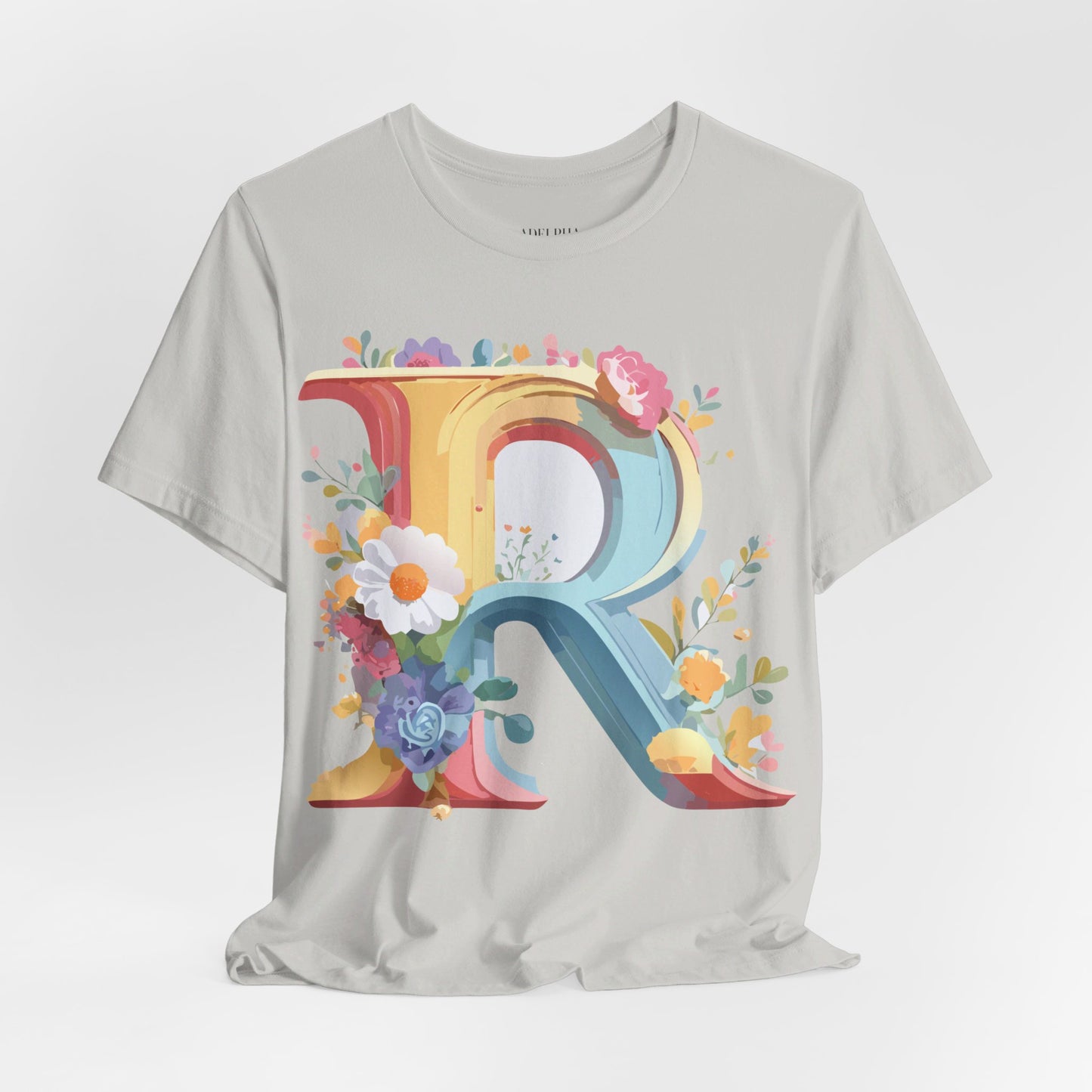 T-shirt en coton naturel - Collection Lettres - R