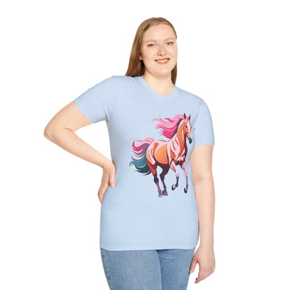 Horse Shirt Gildan Softstyle Tee Unisex 100 Percent Ring Spun Cotton
