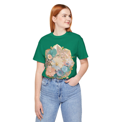 Natural Cotton Tee Shirt - Medallion Collection Printify