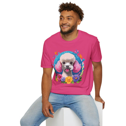 Dog Shirt With Animals Unisex Softstyle Tee 100 Percent Cotton Gildan 64000