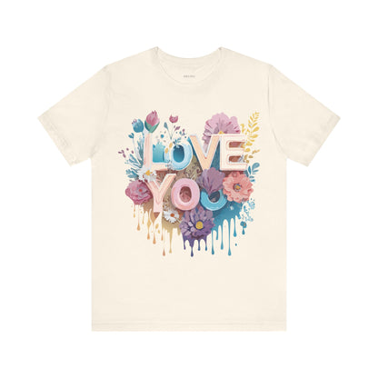 Natural Cotton Tee Shirt - Love story Collection Printify