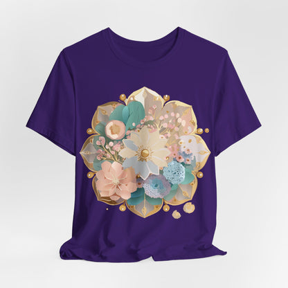 Natural Cotton Tee Shirt - Medallion Collection Printify