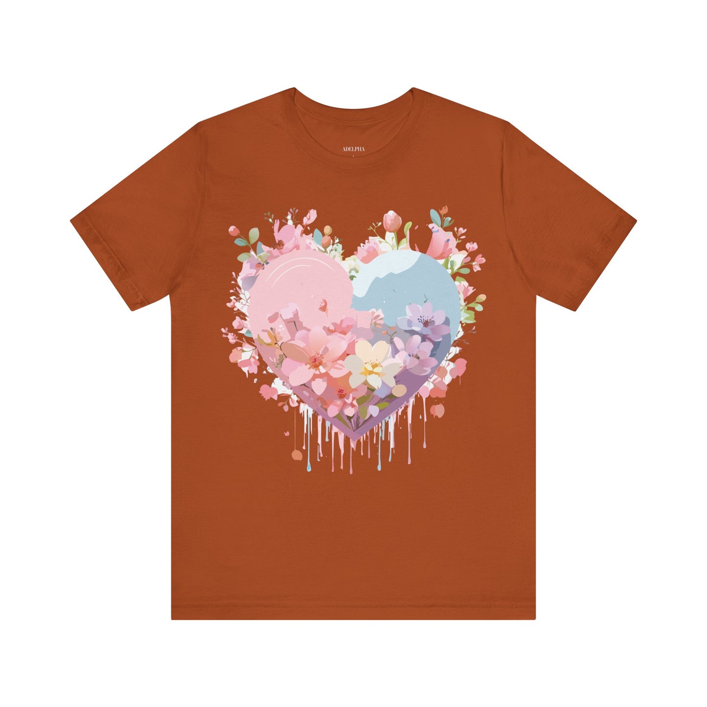 T-Shirt aus natürlicher Baumwolle – Love Story Collection