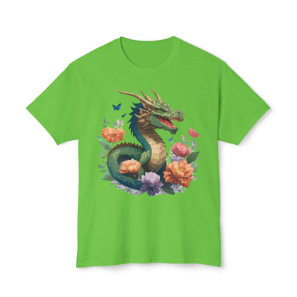 Dragon T Shirt With Art Print HD Cotton Unisex Tee Vintage Dragon Design