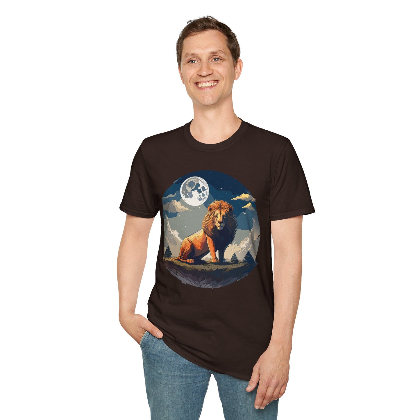 Lion Shirt, Shirt with Lion, Animal Tee, Shirt with Animals