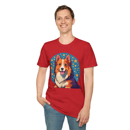 Unisex Dog Shirt Animal Print Tee Gildan Softstyle 64000 Tee
