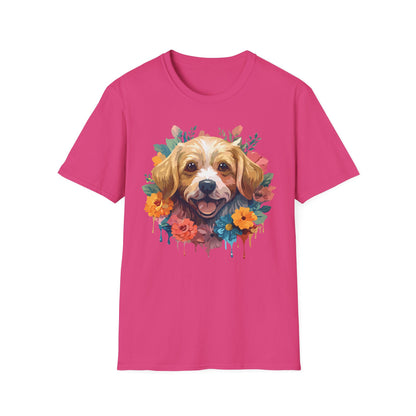 Dog Shirt Unisex Animal Tee Softstyle 64000 Gildan Cotton Tee