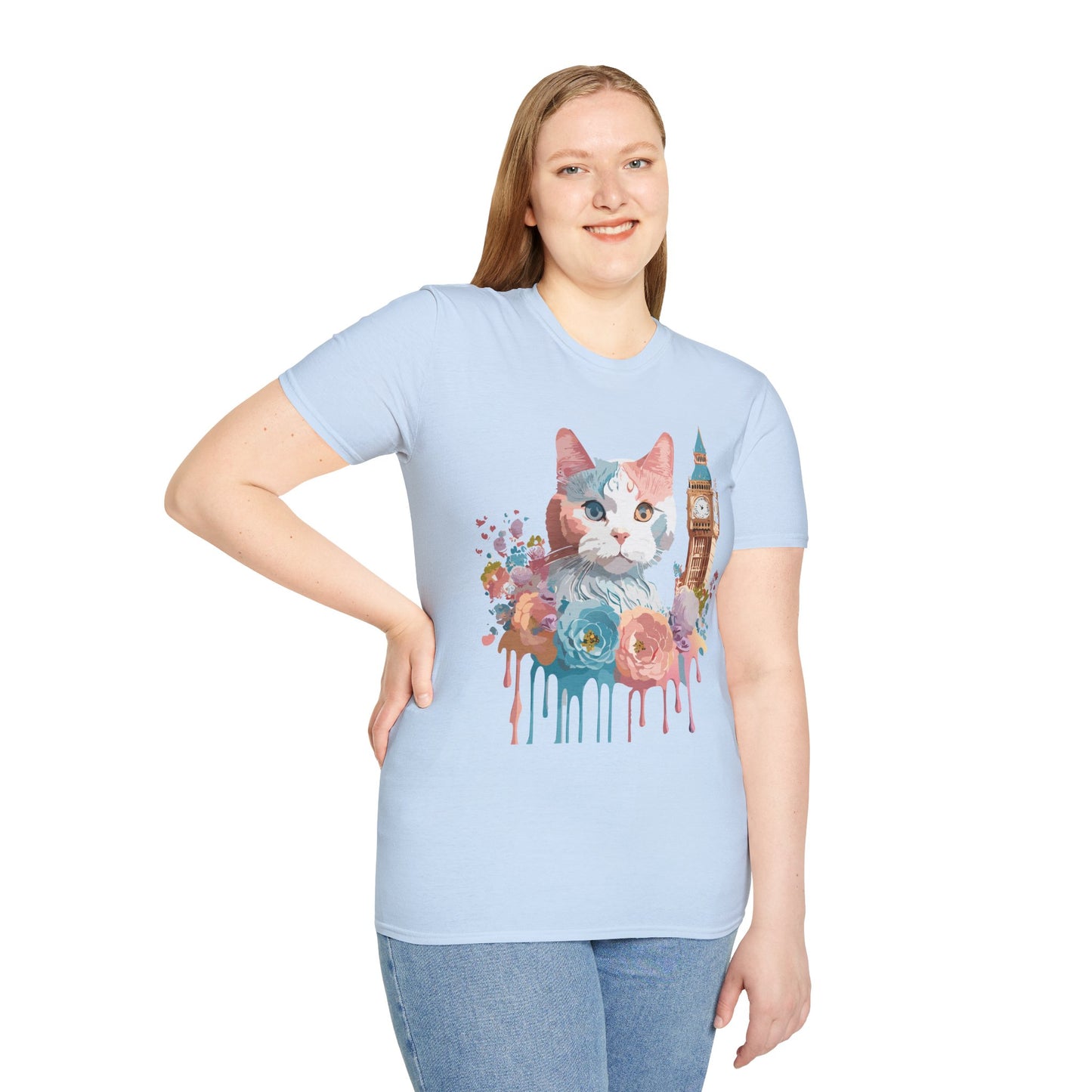 Cat Shirt, Shirt with Cat, Cats Tee, Kitten Tee