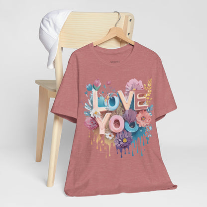 Natural Cotton Tee Shirt - Love story Collection Printify