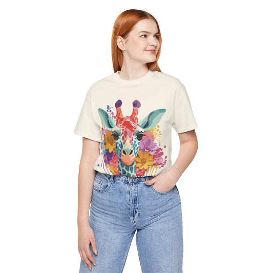 Shirt with Animals | Giraffe Printify