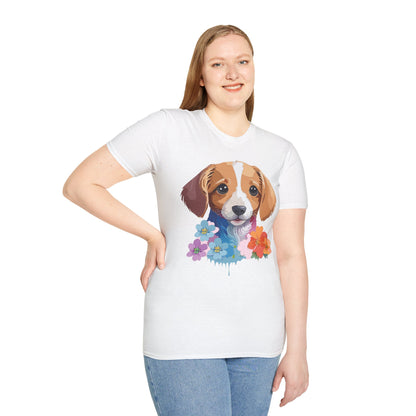 Unisex Dog Shirt Animal Graphic Tee Soft Cotton Gildan 64000