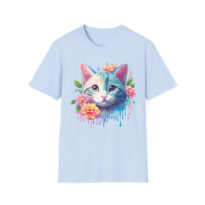 Cat Shirt Unisex Cat Lover Tee Premium Gildan Softstyle 64000 Lightweight