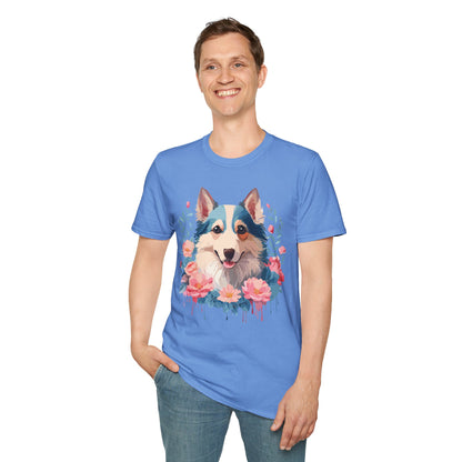 Dog Shirt Unisex Animal Tee Softstyle Cotton Lightweight Breathable