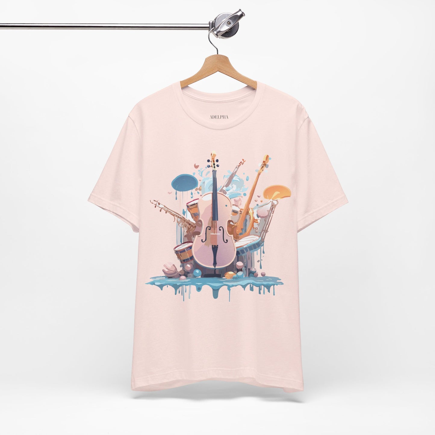 Natural Cotton Tee Shirt - Music collection