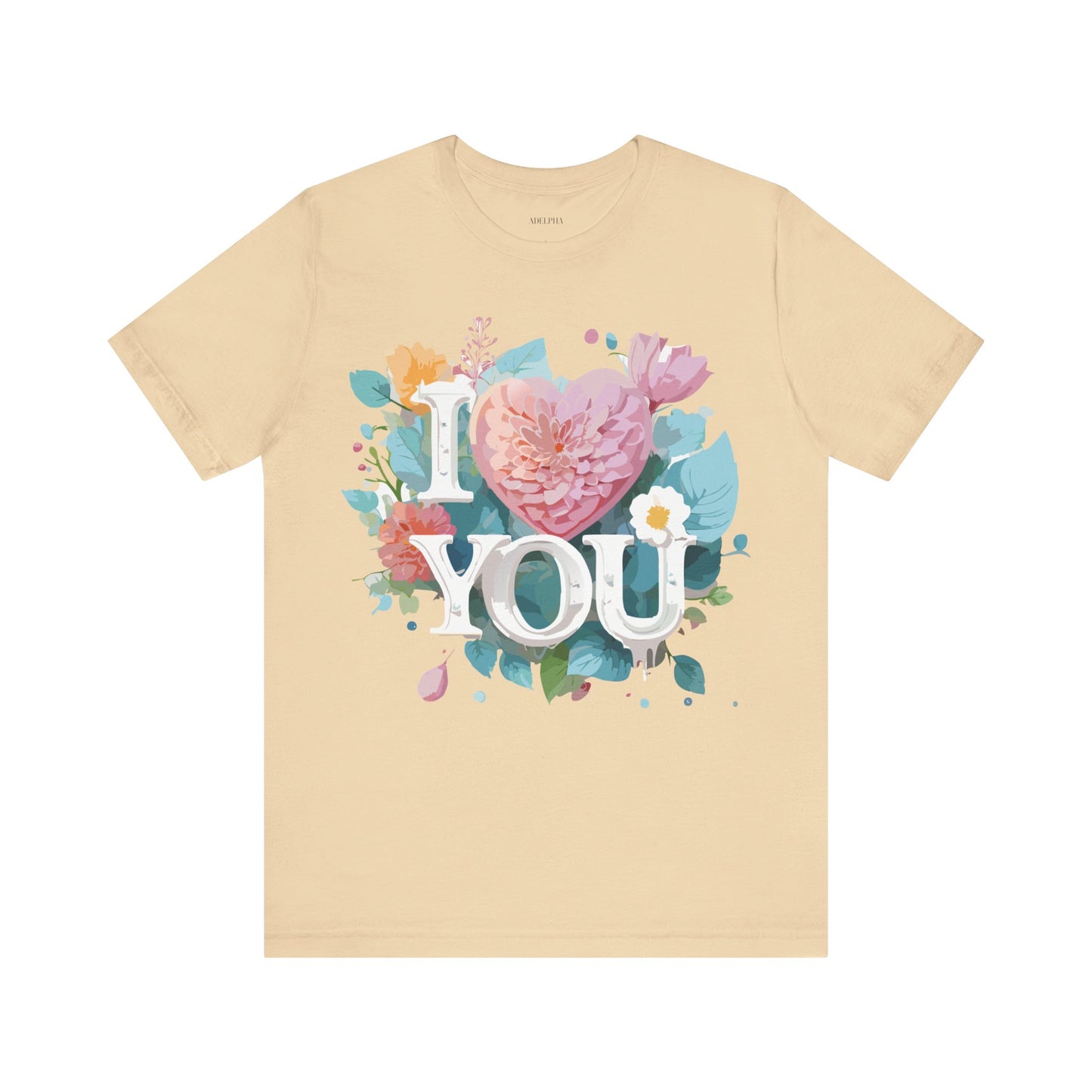 Natural Cotton Tee Shirt - Love story Collection