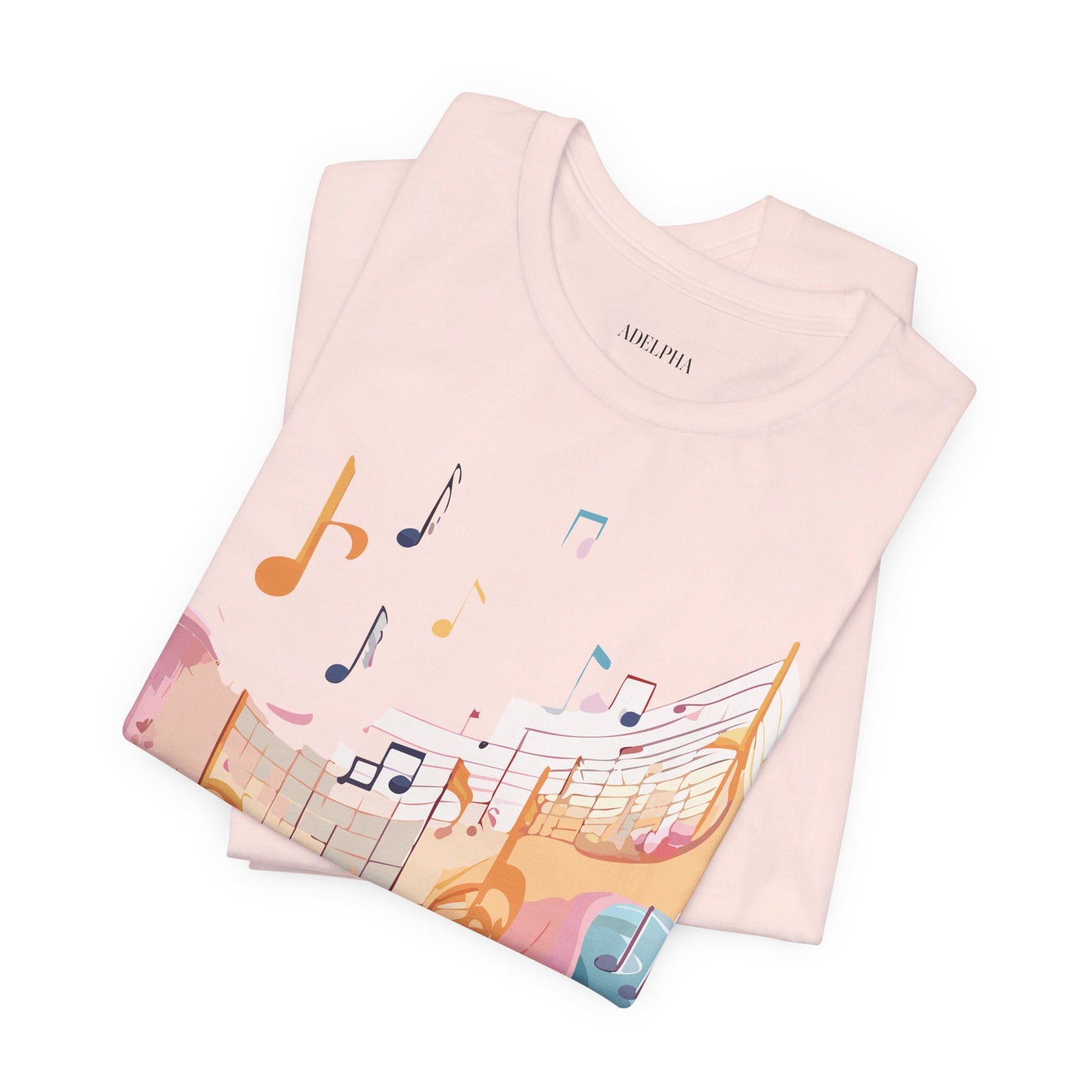 T-shirt en coton naturel - Collection Musique