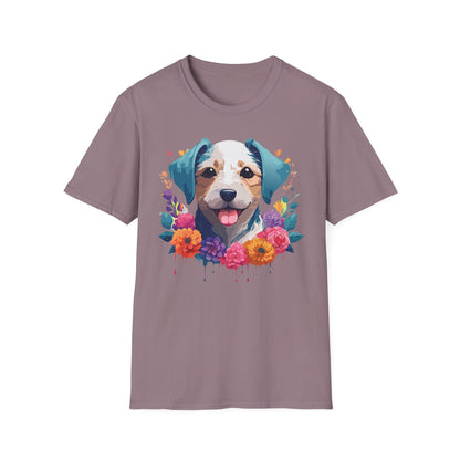 Dog Shirt Unisex Animal Short Sleeve Tee Gildan Softstyle 64000 Cotton Tee