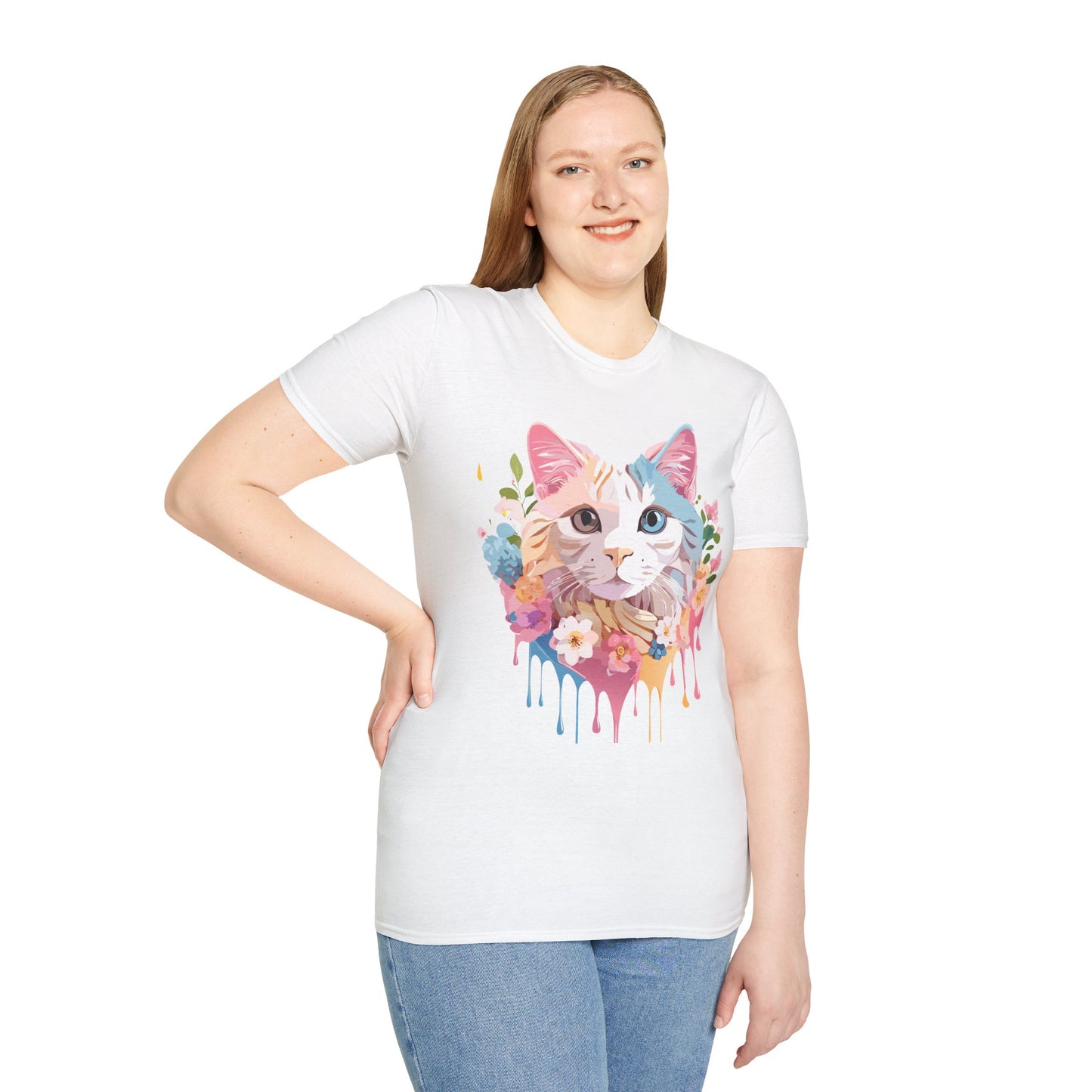 Cat Shirt, Shirt with Cat, Cats Tee, Kitten Tee