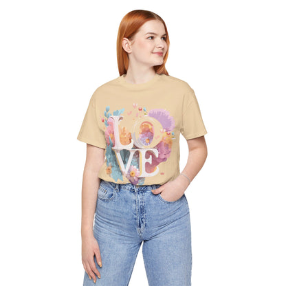 Natural Cotton Tee Shirt - Love story Collection Printify