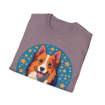 Unisex Dog Shirt Animal Print Tee Gildan Softstyle 64000 Tee