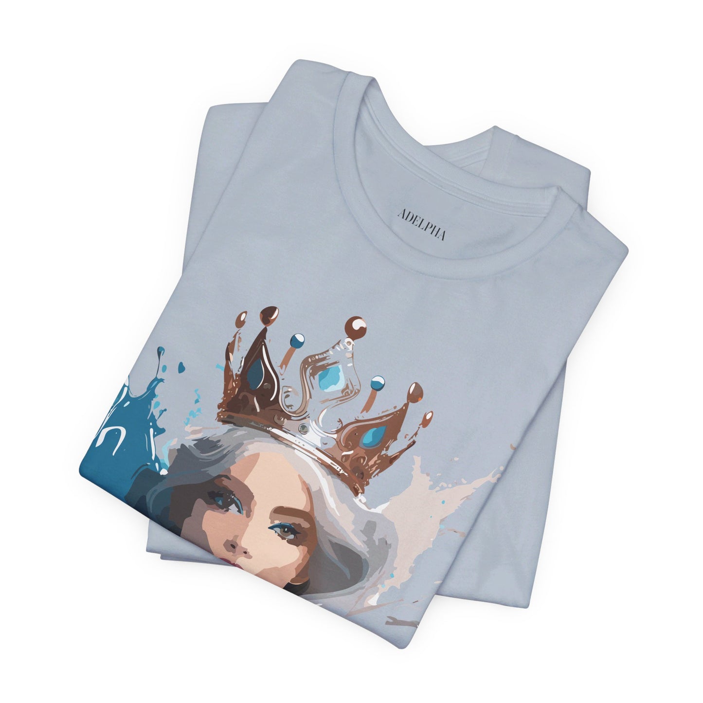 T-Shirt aus natürlicher Baumwolle – Queen Collection