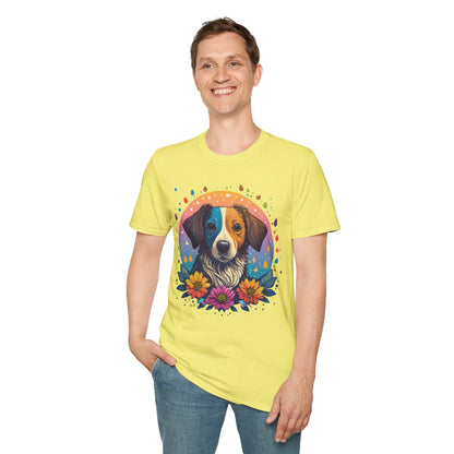 Dog Shirt Unisex Softstyle Tee 100 Percent Cotton Gildan 64000