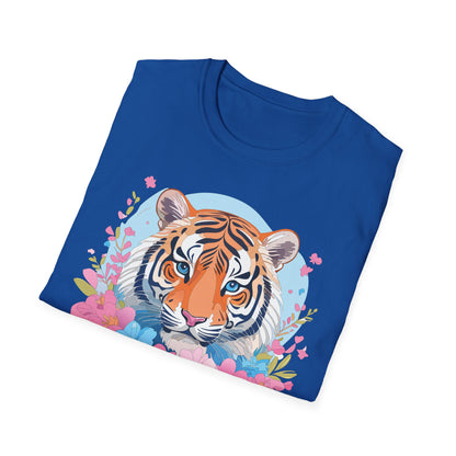 Tiger Shirt Unisex Softstyle T Shirt Gildan 64000 Animal Tee