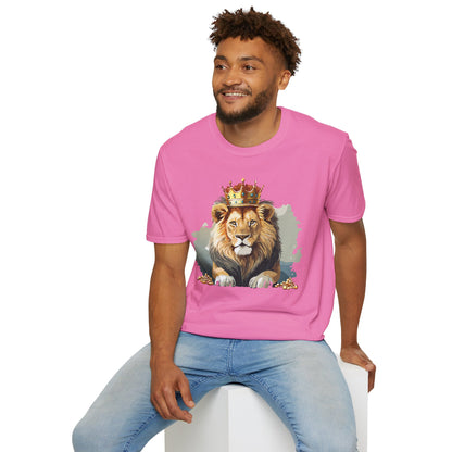 Lion Shirt Unisex Animal Tee Gildan Softstyle 64000 Comfort Fit