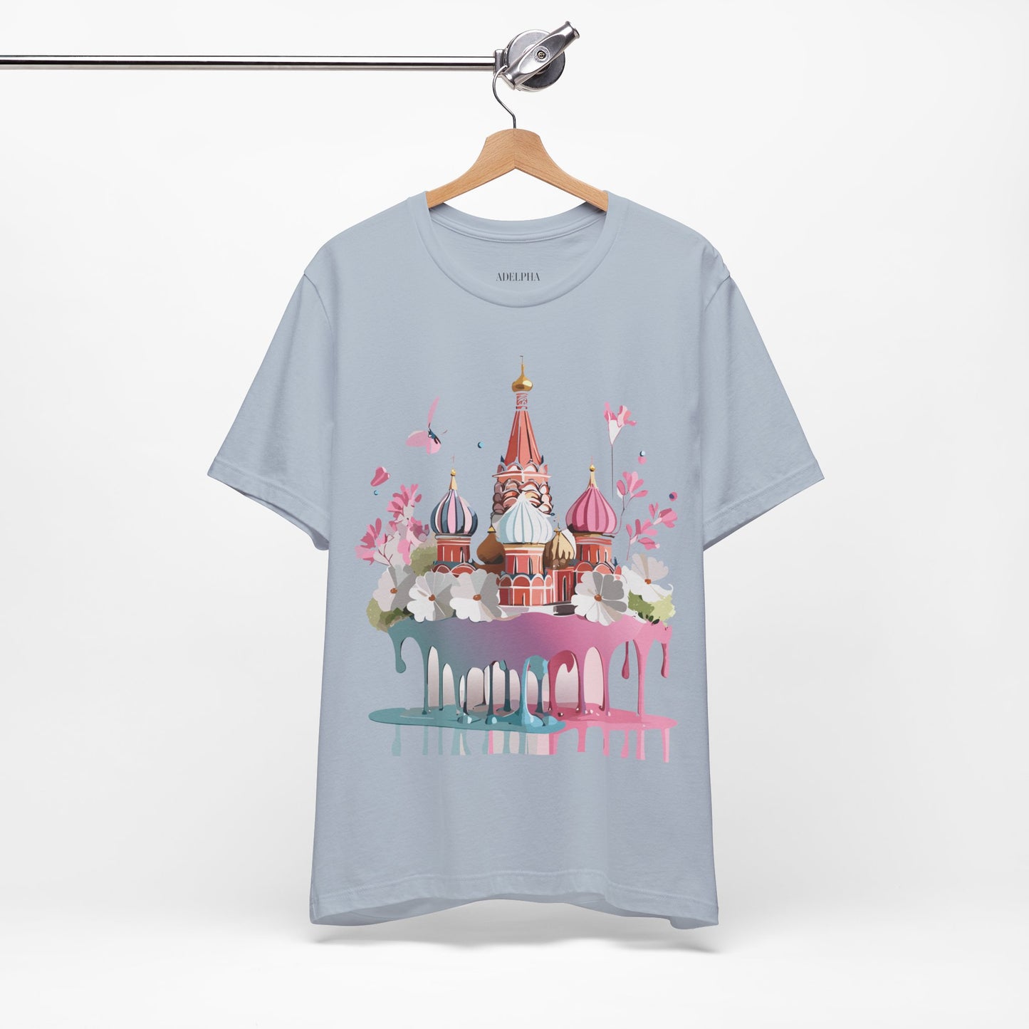 Natural Cotton Tee Shirt - Beautiful Places Collection - Moscow