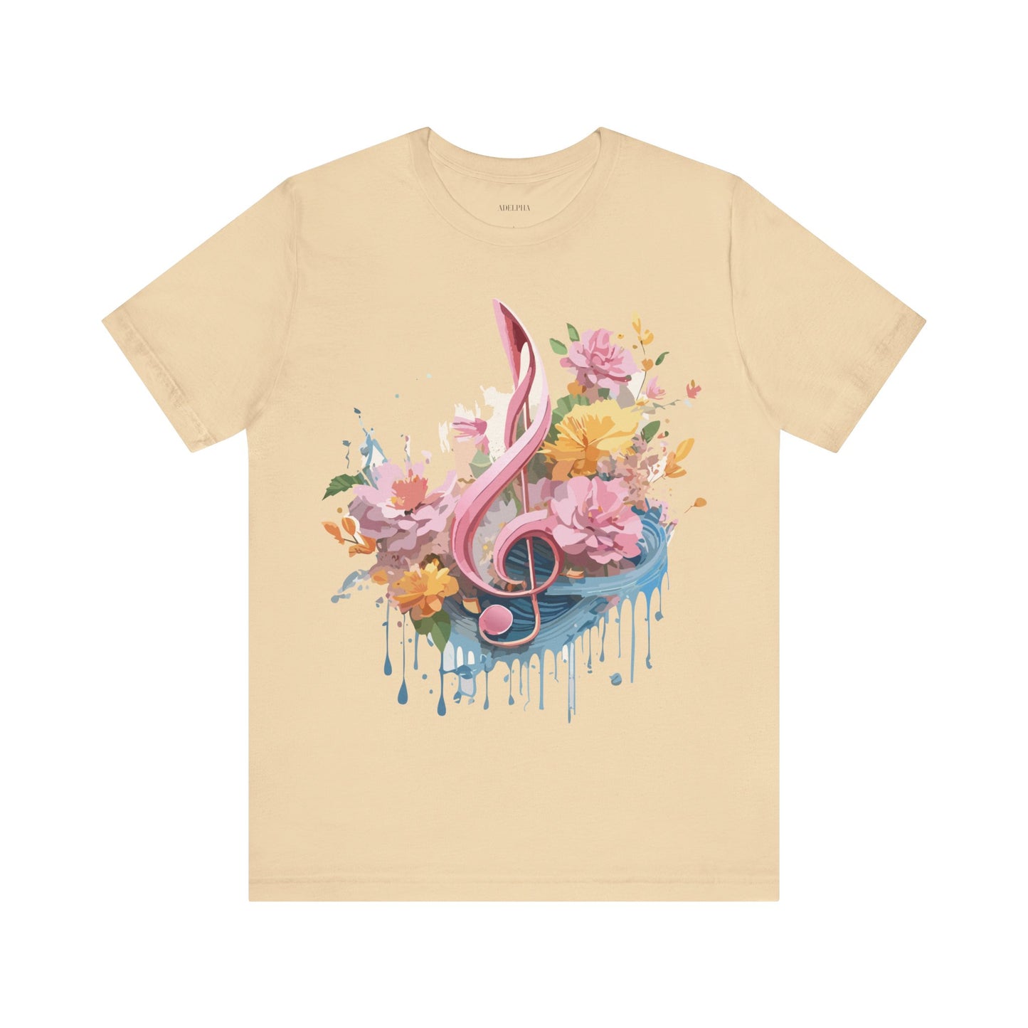 Natural Cotton Tee Shirt - Music collection