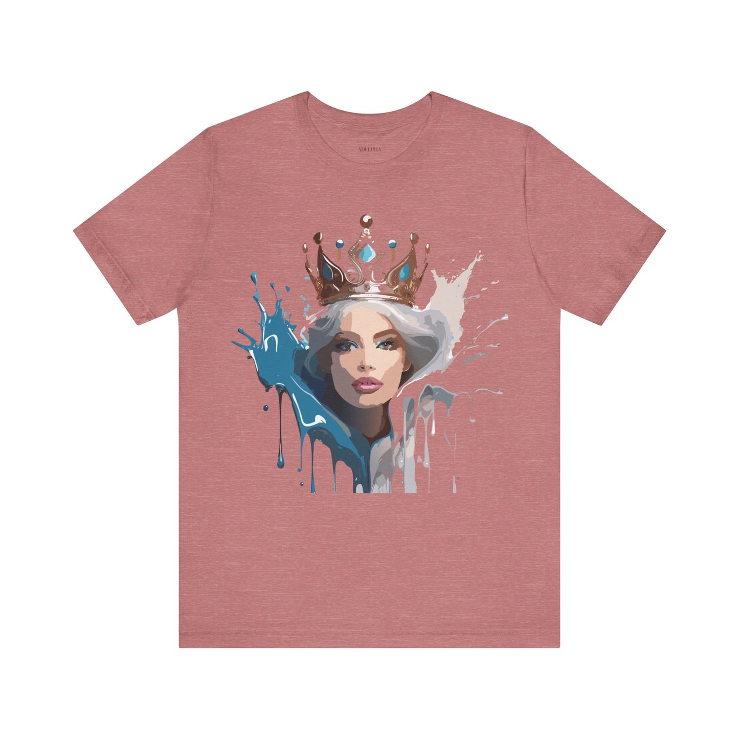 T-Shirt aus natürlicher Baumwolle – Queen Collection