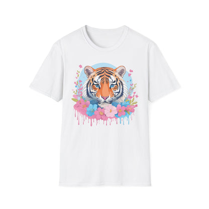 Tiger Shirt Unisex Softstyle T Shirt Gildan 64000 Animal Tee