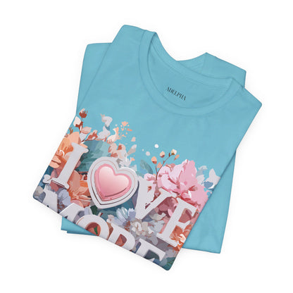Natural Cotton Tee Shirt - Love story Collection Printify