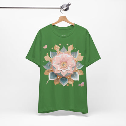 Natural Cotton Tee Shirt - Medallion Collection Printify